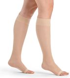Sigvaris Delilah Steunkousen Open Teen Dames Beige - Maat 42-44