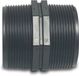 Deltafix nippel buitendraad pp zwart 1 1/4 inch naar 1 inch