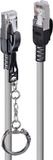 Lindy 47600 Stevige FTP-netwerkkabel categorie 6 Grijs 30 cm