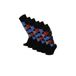 Morethansocks Kniekousen fashion - Unisex - Modal - 6 Pack - Zwart - Maat 35 t/m 46