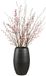 Mica Decorations Plantenpot Porto - Keramiek - Antraciet Glans / Ribbels - D30 x H50 cm