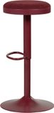 WOOOD Mevo Barstoel Chenille Bordeauxrood