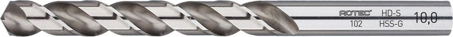 Rotec HSS-G Spiraalboor DIN 338 HD-S splitpoint 4,9 mm - 10 stuk(s) - 1020490