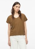s.Oliver Vrouwen T-shirt Bruin Maat 46