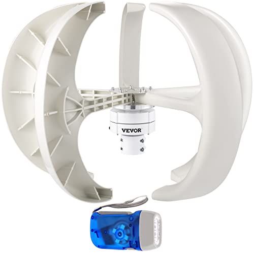 VEVOR Windgenerator - 600 W - 12 V - Zonnegenerator - Turbine - Draagbaar