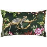 Evans Lichfield Leopard Outdoor Kussenhoes, Bos, 30 x 50 cm