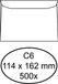 Quantore Envelopes C6 114x162 80gr WT