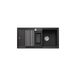Blanco Silgranit spoelbak, 99x49 mm, antraciet