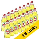 Dreft Platinum Quickwash Afwasmiddel Lemon - 16 x 625ml - Aanbieding
