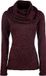 Black Premium by EMP Rode trui met hoge kraag - Dames - L