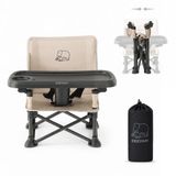 Deryan Pop 'N Sit Mini siège enfant - rehausseur pliable - Nougat