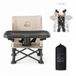 Deryan Pop 'N Sit Mini siège enfant - rehausseur pliable - Nougat