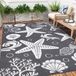 Shenzhen Haorui Industrial Technology Co., Ltd. Tapis d'extérieur, 180 x 270 cm, Gris