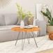 Plateau de table rond en bois d'acacia massif 50x2,5 cm