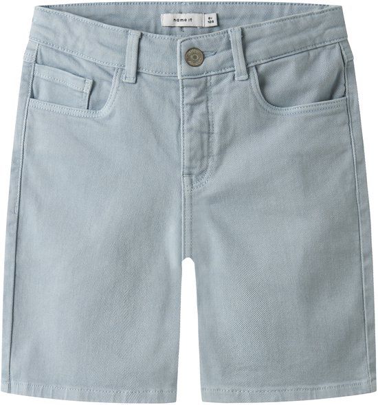 NAME IT Jongens Bermuda shorts NKMRYAN STRAIGHT TWI SHORTS 1081-BK NOOS Blauw - Maat 140