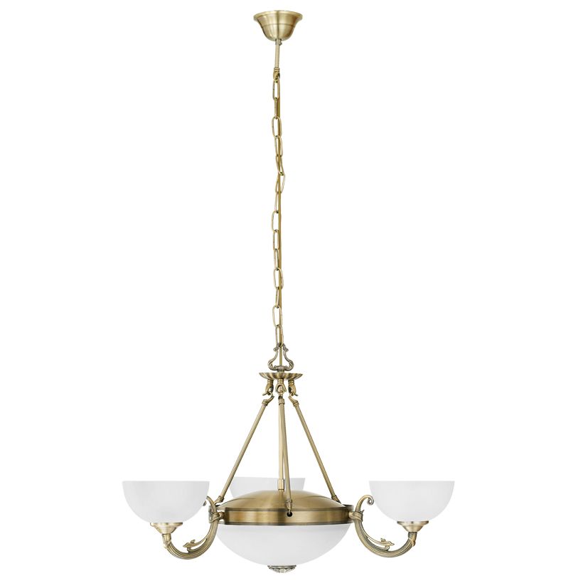 EGLO Savoy Hanglamp - Brons - Metaal - E27 - Wit Licht