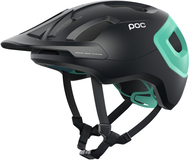 POC Axion Spin Helm - uranium black/fluorite green matt