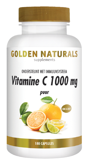Golden Naturals Vitamine c 1000 puur