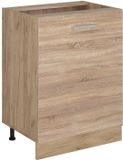 Vicco Keukenonderkast R-Line, Sonoma/Goudkleurig Eiken, 60 cm