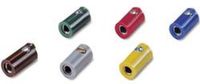 Merkloos Modelspoor mof 2.6 mm 100 stuk(s) Zonder dwarsgat Geel