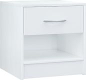 Casaria Nachtkastje - Lade Hout 41x39x28cm - Wit