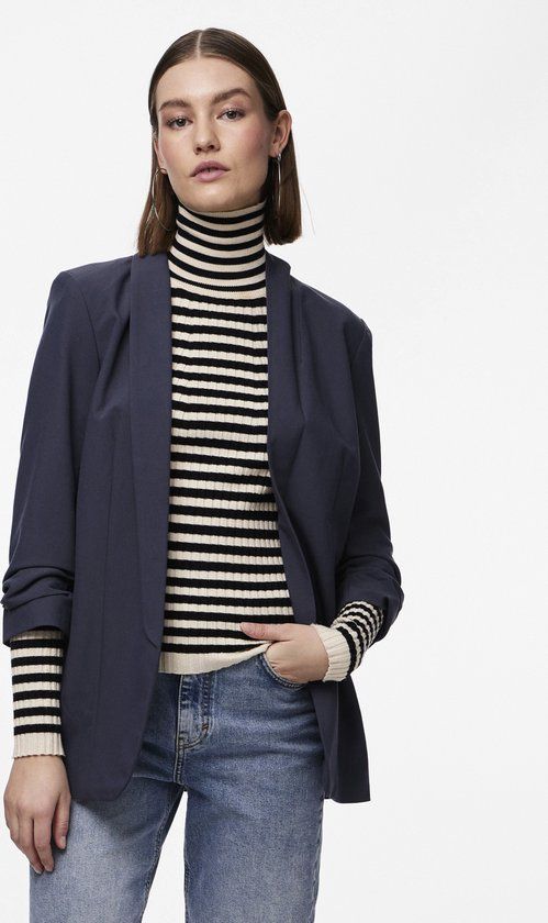 PIECES PCBOSS 3/4 Blazer Noos - Ombre Blue - Maat M - Dames