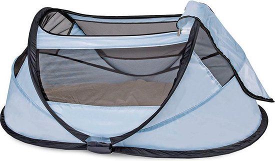Deryan BabyBox Campingbedje - Blue - Baby Tentje - 0-24 maanden - Opvouwbaar