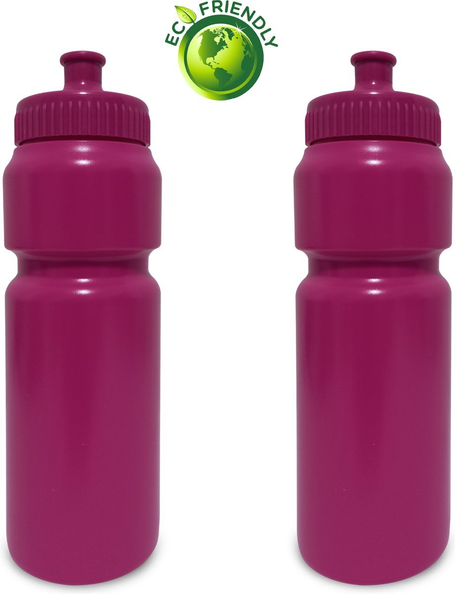 Pro x Drinkfles Dames 750ml x2 - waterflessen/drinkbussen - Roze