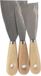 FX Tools Plamuurmessen set - 3-delig - Gehard staal - Bruin