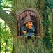 Merkloos Omgoods - Elf en Gnoom Tuinbeeld van Hars, Buiten Ornament