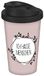 infinite GEDA LABELS infinite by GEDA LABELS (INFKH) Coffee to go beker Ich hasse Menschen 400ml, roze