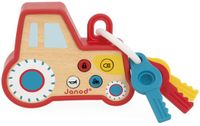 Janod - Boerderij - Tractor sleutelhanger met geluid
