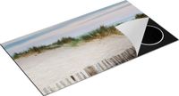 Chefcare Inductie Beschermer Zand Duinen aan het Strand - 95x55 cm - Multicolor - Inductie Mat