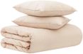 vidaXL - Deken - Set - 2 - st - 260 - x - 220 - cm - Kapok - en - Polyester - Beige