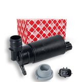 febi bilstein 109264 Waswaterpomp voor ruitenreinigingssysteem, met afdichtring, 1 stuk