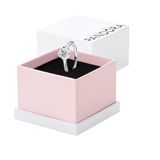Pandora Moments 393207C00-45 deelbare hartjes ketting Forever & Always Zilver