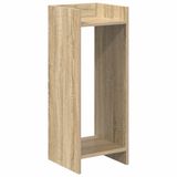 vidaXL Plantenstand Sonoma Eiken 30 x 30 x 80 cm Bewerkt hout