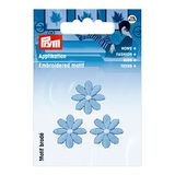 Prym 926726 Appl. Bloemen klein H-blauw