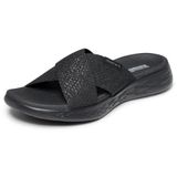 Skechers Go Walk dames slipper - Zwart - Maat 37