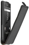 LELYCASE Zwart lederen flip case Sony Xperia Z5 Premium case Telefoonhoesje