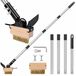 Jardin Brosse désherbante 2-en-1 - Long manche 128 cm