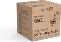 Café du Jour 100% Arabica Brazilië Drip Bags - Medium Gebrand, Nootachtig, 14 stuks