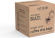 Café du Jour 100% Arabica Brazilië Drip Bags - Medium Gebrand, Nootachtig, 14 stuks