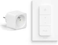 Philips Hue Voordeelbundel met 1 Hue Slimme Stekker en 1 Hue Dimmer Switch