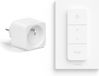Philips Hue Voordeelbundel met 1 Hue Slimme Stekker en 1 Hue Dimmer Switch