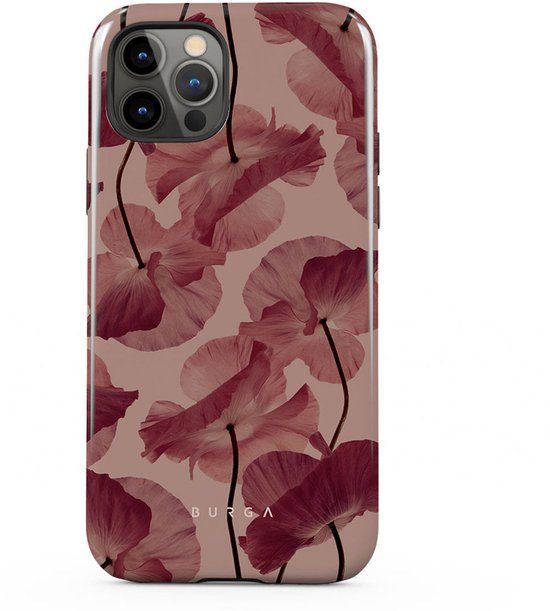 BURGA Telefoonhoesje voor iPhone 12 - MagSafe-compatibel - Schokbestendige Hardcase Hoesje - Tender Kiss