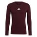 adidas - Team Base Tee - Rode Ondershirts - M - Rood