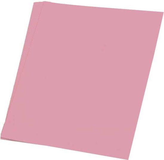 Haza Original Gekleurd Papier 130 Grams A4 Roze 50 Vel