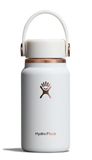 Hydro Flask – Micro Hydro 200 ml (6.7 oz) – Lekdichte, Geïsoleerde Mini Flask met Clip-On Band – Koud & Warm tot 7 Uur – Compact & Duurzaam – Chalk White