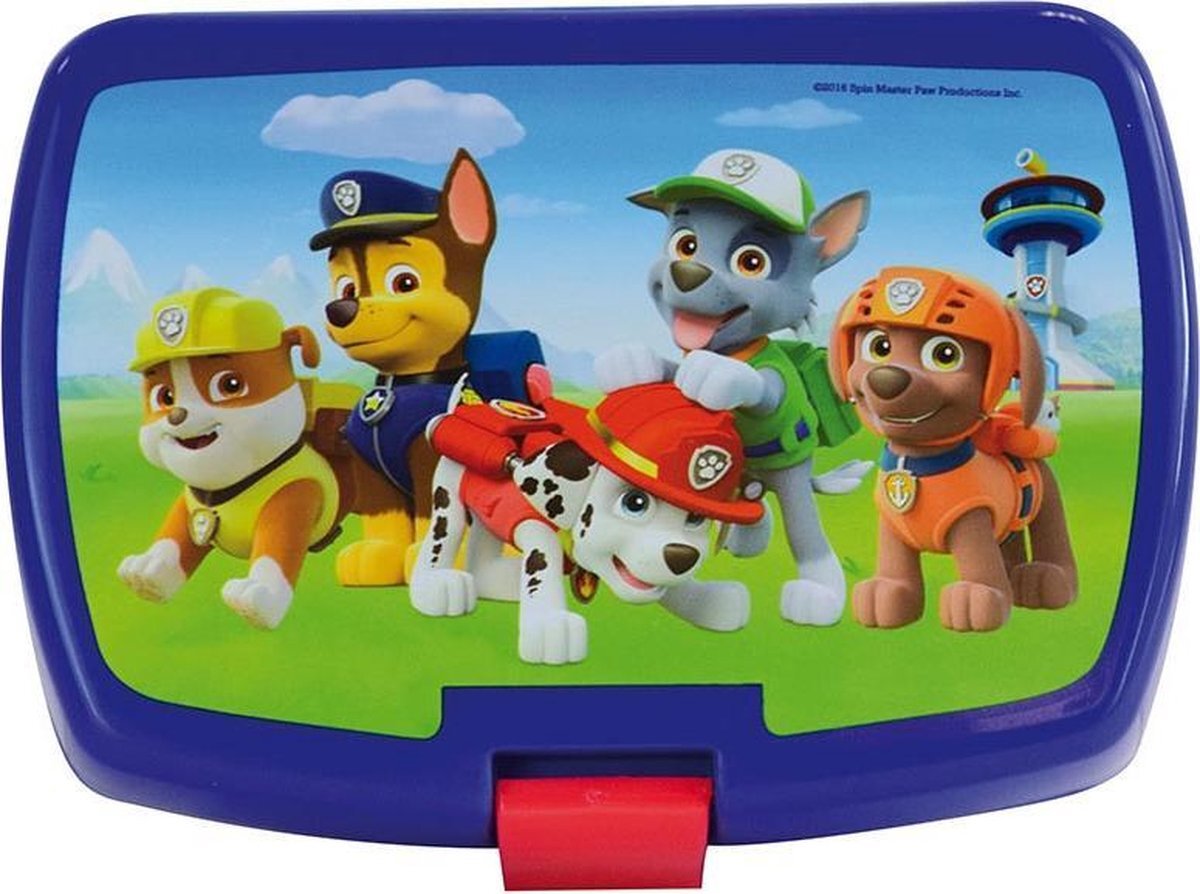 PAW Patrol Lunchbox - 16 x 11 x 5 cm - Blauw